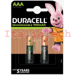 DURACELL - Batterie Ricaricabili MN2400 STAYCHARGED 900mAh - 2 PK 5000394000000 - DUR2400R2