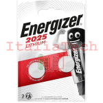 ENERGIZER - Batterie Energizer Lithium CR2025 - 2 PK 5000394000000 - ENERGZ2025