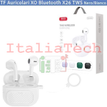 Auricolari XO Bluetooth X26 TWS Bianco - 00430785