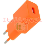 Caricatore Setty a muro USB 2,4A LSIM-A-1210 Arancio - 00430741