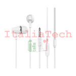 HOCO - AURICOLARI CON MICROFONO IN EAR CON FILO JACK 3,5MM M34 - BIANCO