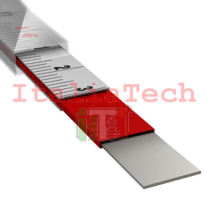 OPEN REEL - ROTELLA METRICA CON CASSA APERTA RINFORZATA IN METALLO E NASTRO IN ACCIAIO RIVESTITO IN NYLON - 100 M - MILWAUKEE