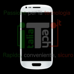 VETRINO touchscreen per Samsung i8190 touch screen bianco VETRO Galaxy S3 mini