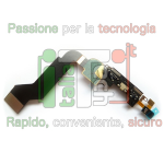 CONNETTORE DI CARICA DOCK per apple iphone 4 NERO flex ricarica flat dati BLACK