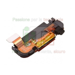 CONNETTORE COMPLETO iphone 3g BIANCO dock ricarica antenna microfono altoparlante