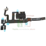 AUDIO JACK NERO TASTO VOLUME CAVO FLAT FLEX CUFFIE PER APPLE IPHONE 4S