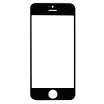 VETRINO per touchscreen iPhone 5 vetro touch screen NERO schermo display lcd