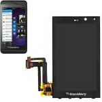 DISPLAY LCD + TOUCH SCREEN VETRO PER BLACKBERRY Z10 assemblato touchscreen NERO