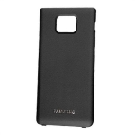SCOCCA posteriore per Samsung S2 nero guscio back cover copri batteria i9100