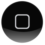 TASTO HOME per iPad 4 retina NERO membrana centrale circuito flat tastino pulsante