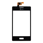 VETRO TOUCHSCREEN per LG E610 L5 Optimus vetrino touch screen NERO display schermo