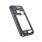 CORNICE CENTRALE per Samsung n7100 Galaxy NOTE 2 grigio middle plate FRAME TASTO VOLUME cover