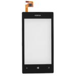 TOUCHSCREEN VETRINO per Nokia Lumia 520 NERO touch screen vetro flat