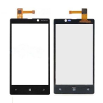 TOUCHSCREEN VETRINO COMPLETO per Nokia Lumia 820 NERO touch screen frame schermo vetro
