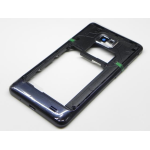 CORNICE CENTRALE per Samsung i9105 Galaxy S2 PLUS middle plate FRAME TASTI VETRO CAMERA cover BLU