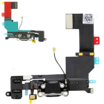 CONNETTORE di carica ricarica completo di flat audio per iPhone 5s bianco dock microfono