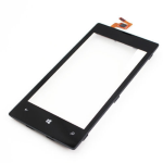 TOUCHSCREEN VETRINO + FRAME per Nokia Lumia 520 NERO touch cornice schermo vetro