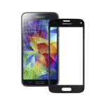 VETRINO per touchscreen Samsung Galaxy S5 mini G800 NERO vetro touch screen SM-G800F