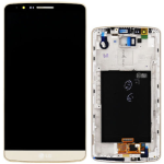 DISPLAY LCD SCHERMO originale per LG Optimus G3 oro vetro touch assemblato D855