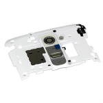 COVER CAMERA POSTERIORE TASTI volume accensione per LG G2 D801 D802 D803 BIANCO