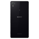 SCOCCA posteriore per Sony Xperia Z2 L50 L50W D6503 nero back cover copri batteria vetro