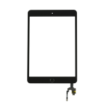 VETRINO touchscreen ASSEMBLATO per iPad Mini 3 Retina NERO vetro touch IC chip