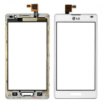 VETRO TOUCHSCREEN CON CORNICE per LG P760 L9 Optimus vetrino touch screen BIANCO no display