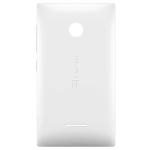 SCOCCA posteriore per Nokia Lumia 435 bianco back cover copri batteria