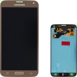 DISPLAY LCD ORIGINALE Samsung G903 Galaxy S5 NEO ORO gold vetrino touch vetro schermo
