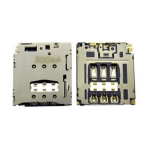 LETTORE SCHEDA SIM CARD PER BlackBerry Q5 Z30 socket no flat flex