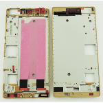 Cornice laterale Scocca FRAME HUAWEI P8 oro gold Ricambio Middle frame