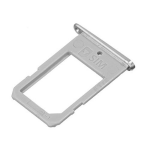 CARRELLO PORTA SIM per SAMSUNG S6 G920 tray carrellino scheda vano lettore BIANCO