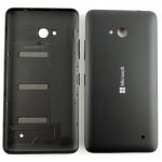 SCOCCA posteriore per Nokia Lumia 640 nero back cover copri batteria