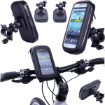 SUPPORTO BICI CUSTODIA UNIVERSALE WATERPROOF SMARTPHONE  L 4.7"-5.5" transparente