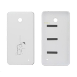 SCOCCA posteriore per Nokia Lumia 630 635 636 bianco back cover copri batteria