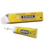 COLLA GLUE Zhanlida E8000 110ml per applicazione vetrino su touchscreen display lcd vetro riparazione samsung apple nokia
