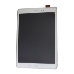 DISPLAY LCD ORIGINALE Samsung T550 Galaxy Tab A BIANCO 9.7 vetrino touch vetro schermo