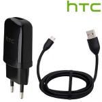 Caricabatteria Travel RETE originale HTC TC E250 1A CON CAVO USB PER DESIRE WILDFIRE M8 WINDOWS ONE MAX T6