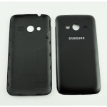 SCOCCA posteriore per Samsung G318H G313H Galaxy Trend Lite 2 nero back cover copri batteria