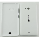 SCOCCA posteriore per Nokia Lumia 540 bianco back cover copri batteria con tasti 