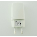 Caricabatteria Travel RETE originale Wiko 5V  0,7A USB UNIVERSALE MICRO USB BIANCO