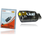 SCHEDA AUDIO PC USB 2.0 ADATTATORE 3D SOUND AC3 VIRTUAL 5.1 LINQ 