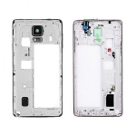 CORNICE CENTRALE per Samsung Galaxy NOTE 4 n910f middle plate FRAME NERO TELAIO
