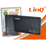 CASE BOX ESTERNO 2.5" SATA USB 3.0 E 2.0 PER HD HARD DISK LINQ U3-2505