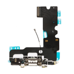 CONNETTORE di carica ricarica completo di flat audio per iPhone 7 bianco dock microfono