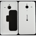 SCOCCA posteriore per Nokia Lumia 640 xl bianco back cover copri batteria