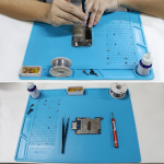 KAISI K-25 PAD TAPPETO ISOLANTE PER BANCO DA LAVORO CON CONTENITORE VITI LABORATORIO
