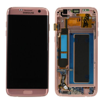 DISPLAY LCD ORIGINALE Samsung G935F Galaxy S7 EDGE ROSE GOLD vetrino touch vetro schermo rosa