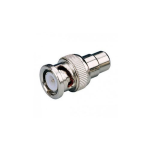 ADATTATORE COASSIALE BNC MASCHIO A RCA FEMMINA CU (CONF. 10PZ) - CV-AD-007