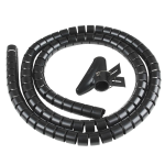 SPIRALE AVVOLGI CAVO FLESSIBILE VULTECH 1.5 MT SN21505 NERA